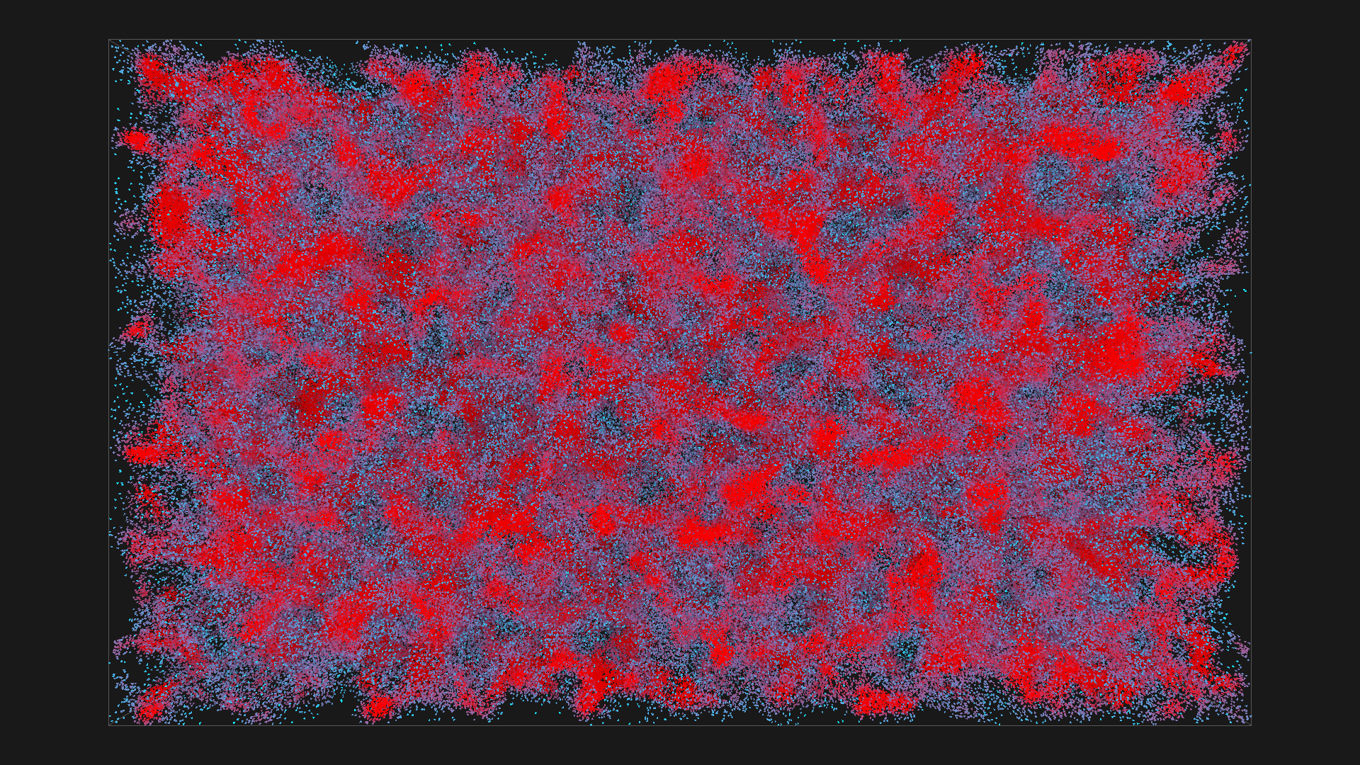 million boids in red