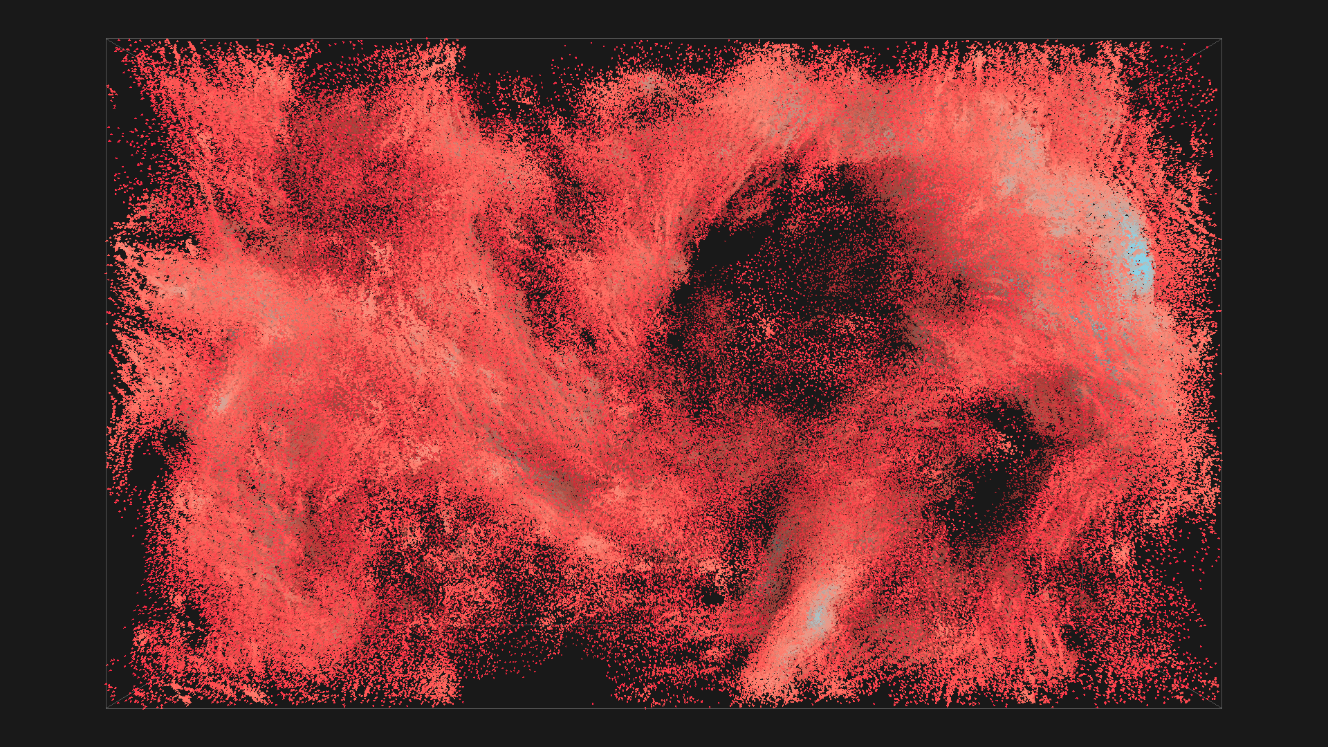 million boids in red