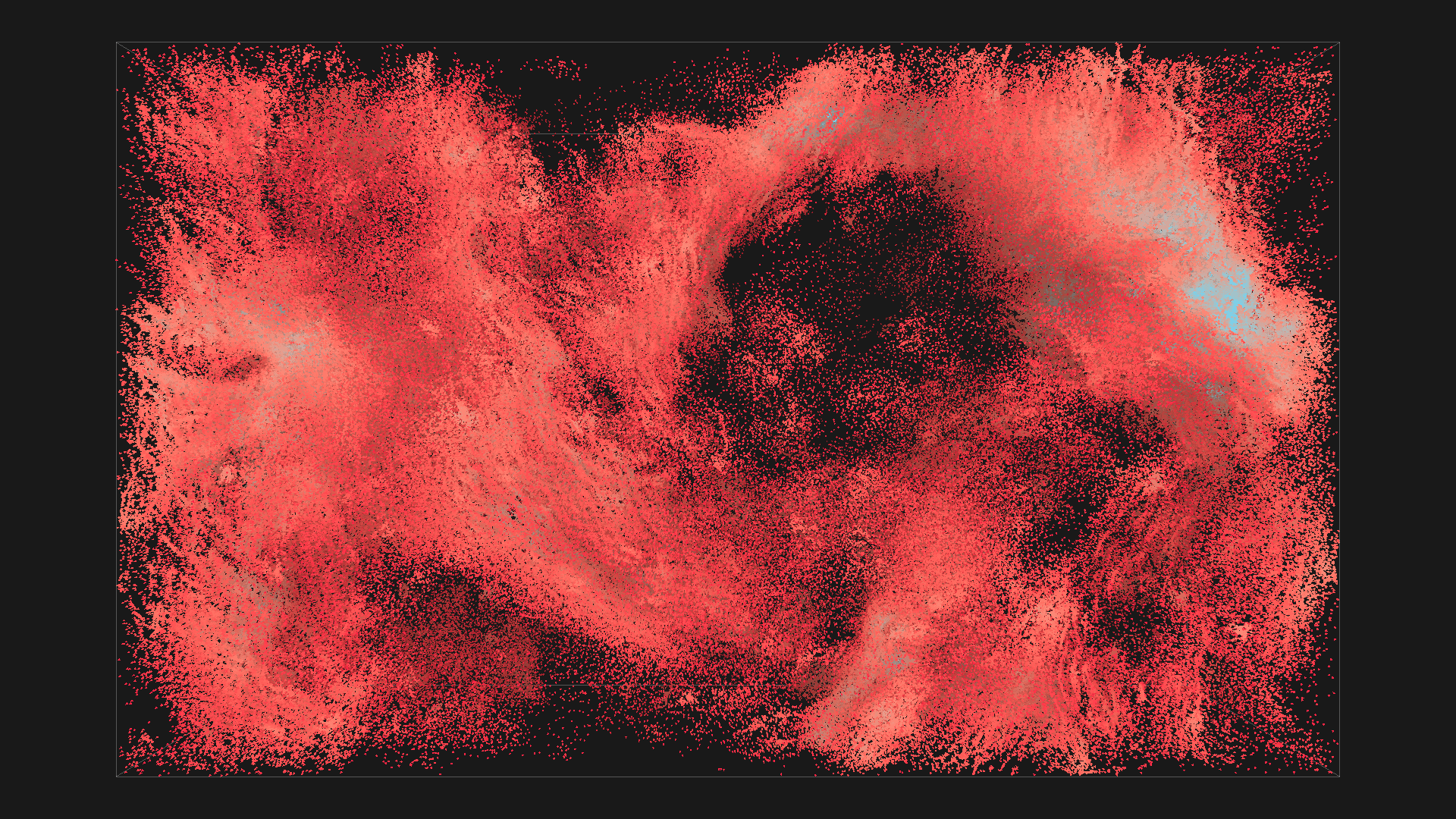 million boids in red