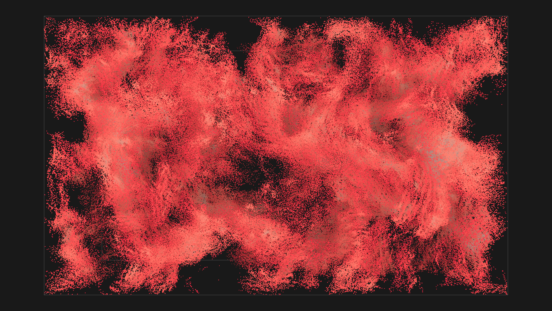 million boids in red